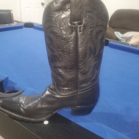 Schyenne Black Leather Western Boots – Pointed Toe – Women’s - Picture 8 of 9